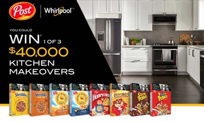 Win 1 of 3 $40,000 Kitchen Makeovers