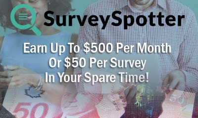 Earn Up To $500 Per Month Or $50 Per Survey