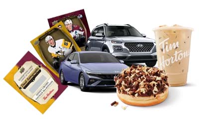 Win a Hyundai Vehicle with Tim Hortons