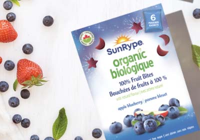 Free SunRype Organic 100% Fruit Snacks