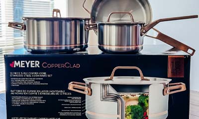 Win a 12-piece Meyer CopperClad Cookware Set