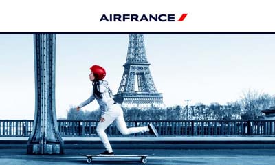 Free Air France Flights for 2 to Paris