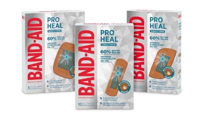 Free Band-Aid Brand Pro Heal Adhesive Bandages