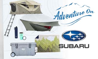 Free Camping Gear from Suburu