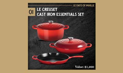 Free Cookware Prizes from Maille