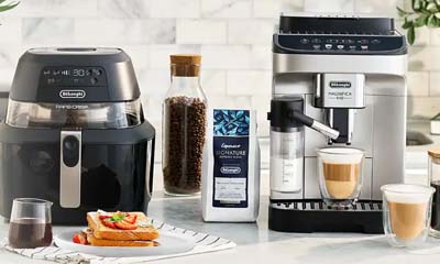 Win a DeLonghi Coffee Machine and Accessories