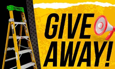 Win a Featherlite Ladder valued at $300