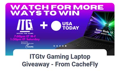 Win a Gaming Laptop Valued at $5,500