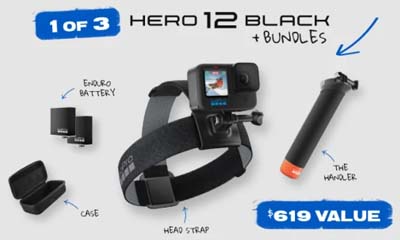 Free GoPro Hero 12 Black Bundle