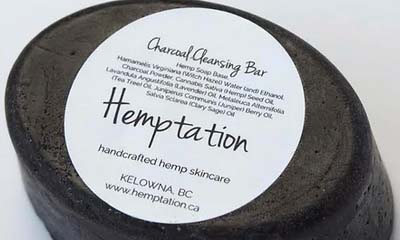 Free Hemptation Charcoal Cleansing Soap Bar