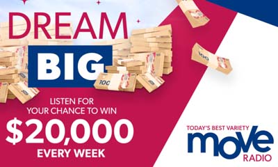 Free Mega Cash Prizes from Move Radio