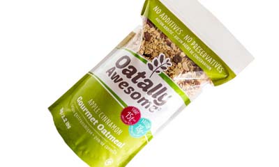 Free Oatally Apple Cinnamon Gourmet Oatmeal