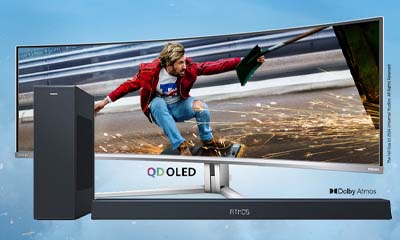 Win a Philips QD OLED Monitor and Dolby Atmos Soundbar