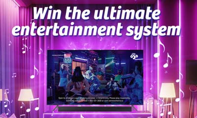 Win a Samsung 75 inch TV & Soundbar