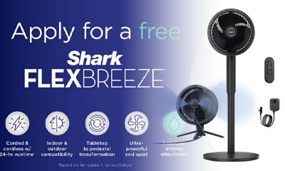 Free Shark FlexBreeze Oscillating Fan