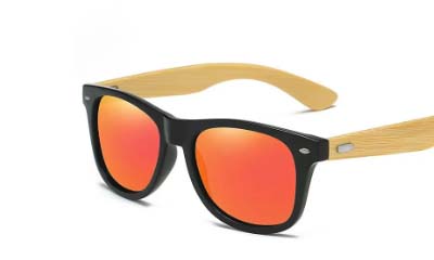 Free Smitty's Bamboo Sunglasses