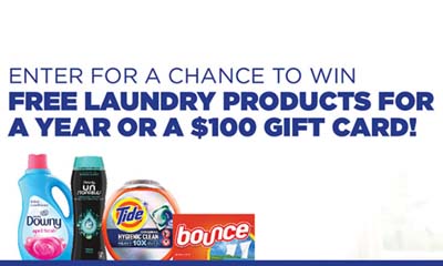 Free Tide, Downy and Bounce Bundle