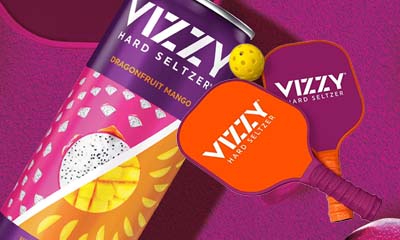 Free Vizzy Hard Seltzer Pickleball Set