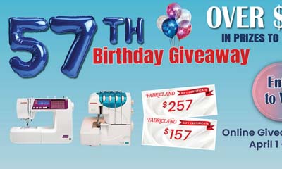Win 1 of 2 Jancon Sewing Machine