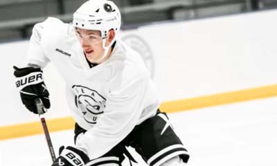 Free Lane Hutson NHL Hockey Stick