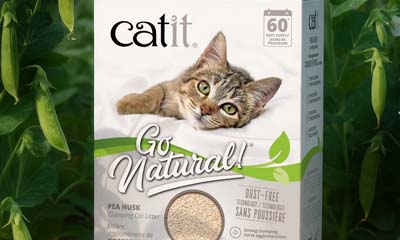 Free Catit Go Natural Pea Husk Litter