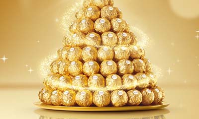 Free Ferrero Rocher 96-Piece Milk Chocolate Pyramids