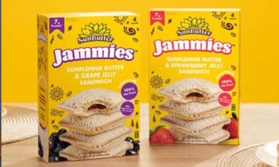 Free Jammies Sunflower Butter Sandwich