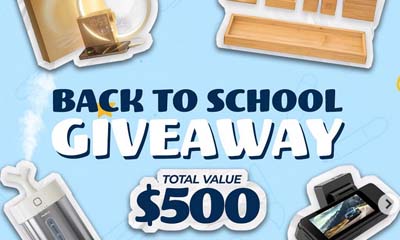 Free Back To School Prizes