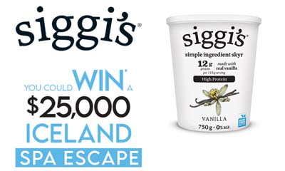 Win $25,000 in Cash for an Iceland Spa Escape Trip