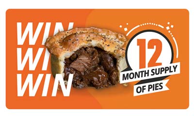 Win Yorkshire Handmade Pies for a Year