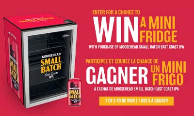 Free Moosehead East Coast IPA Mini Fridge
