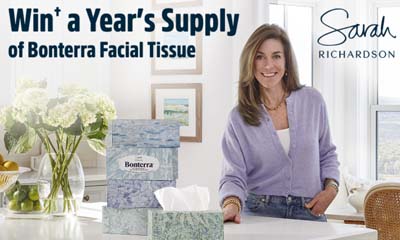 Win Bonterra Facial Tissue Year's Supply