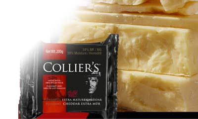 Win a Year's Supply of Collier's Cheddar