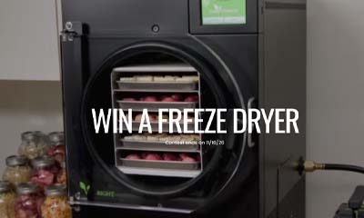 Win a Medium Freeze Dryer