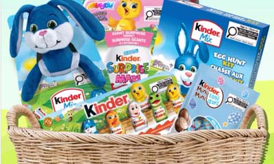 Win a Kinder Easter Chocolate Basket