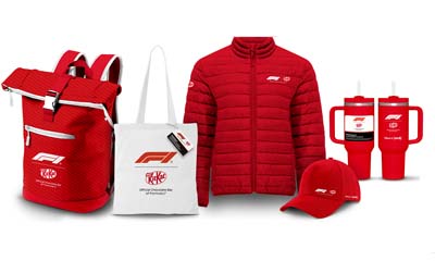 Free Kitkat F1 Jacket, Backpack and other Merch