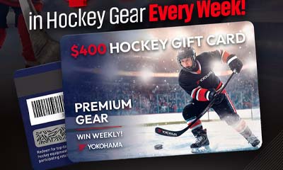Free Hockey Gift Card valued at $400